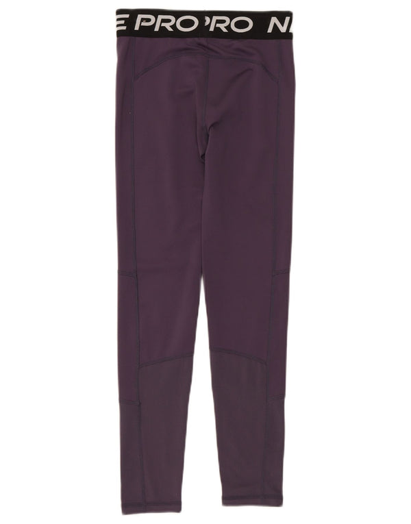Leggings Nike Dri Fit Graphic per ragazze 12-13 anni Large Purple Colourblock