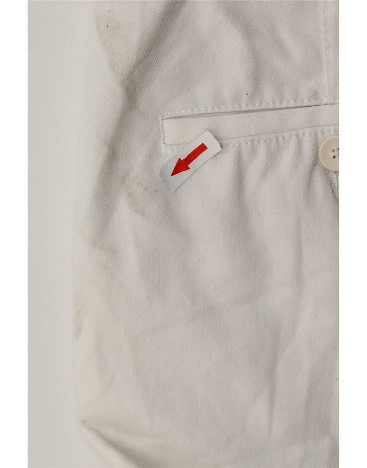 Zara Slim Chino-Hose für Herren, EU 38, Größe S, W30, L28, Weiß, Polyester