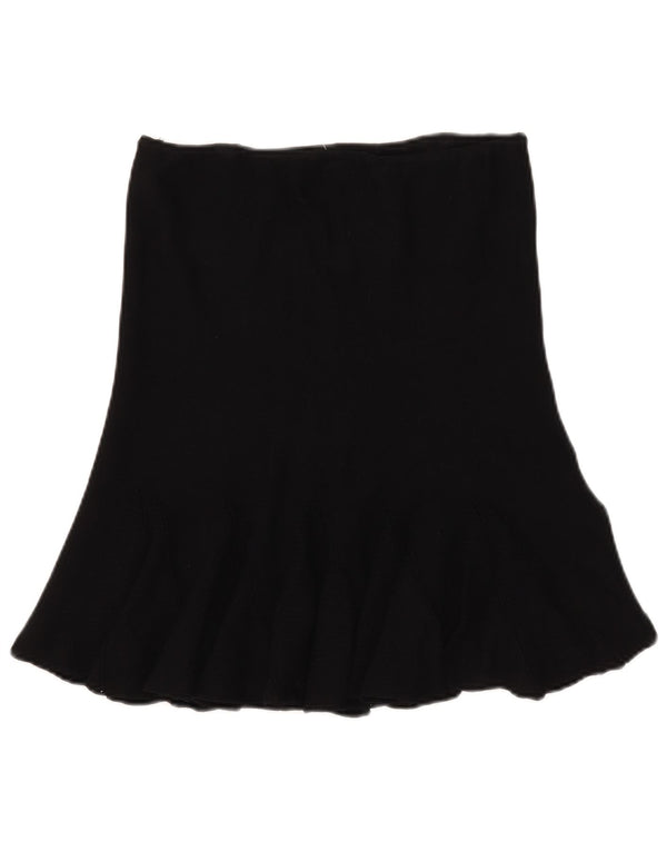 Simona Barbieri Twin-Set strikket trompetnederdel til kvinder W30 Medium Black