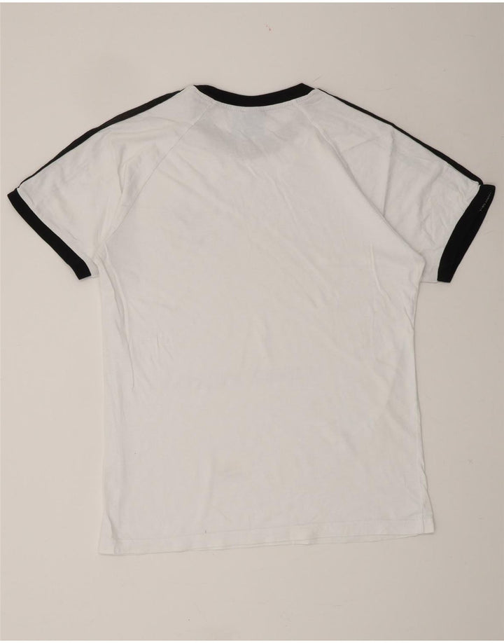 ADIDAS Womens T-Shirt Top UK 16 Large White Vintage Adidas and Second-Hand Adidas from Messina Hembry 