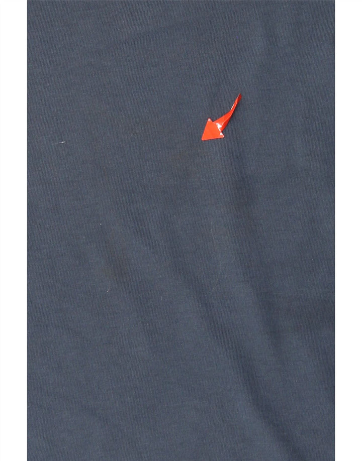 Penguin Mens Graphic T-Shirt Top XL Blue Cotton
