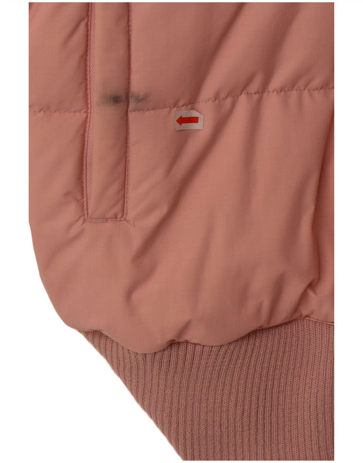 Helly Hansen Womens Hooded Padded Jacket UK 44 2XL Pink Nylon