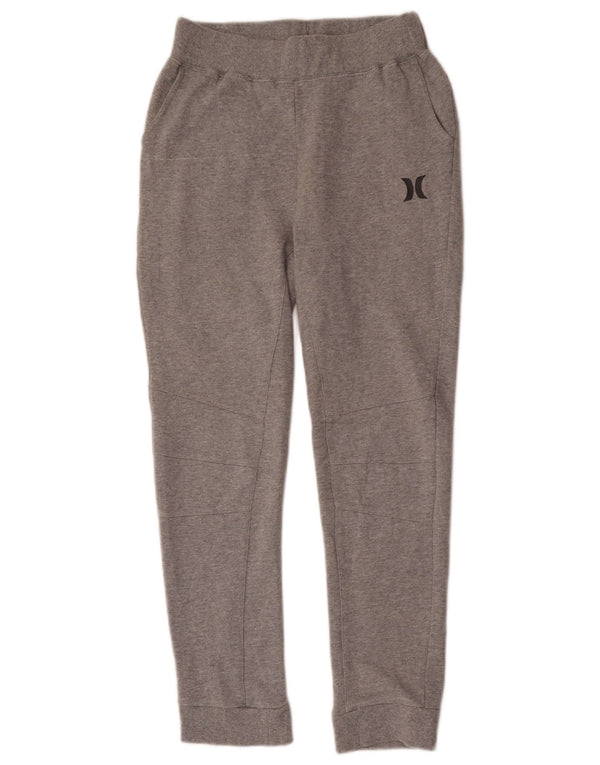 Hurley Boys Tracksuit Trousers Joggers 13-14 Years  Grey Cotton