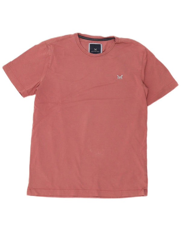 Crew Clothing Camiseta para hombre Top Algodón rosa medio