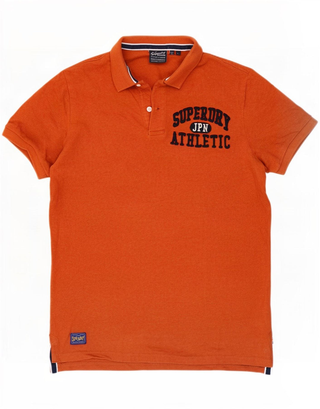 Polo grafica da uomo Superdry Large in cotone arancione