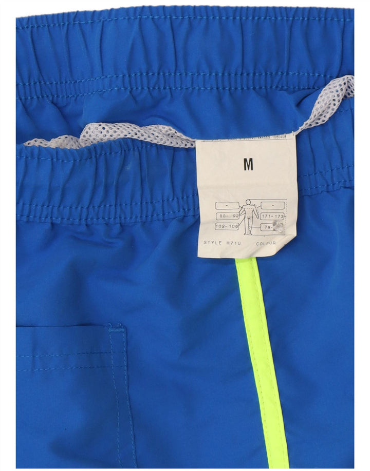 Brugi Mens Swimming Shorts Medium Blue Colourblock Polyester