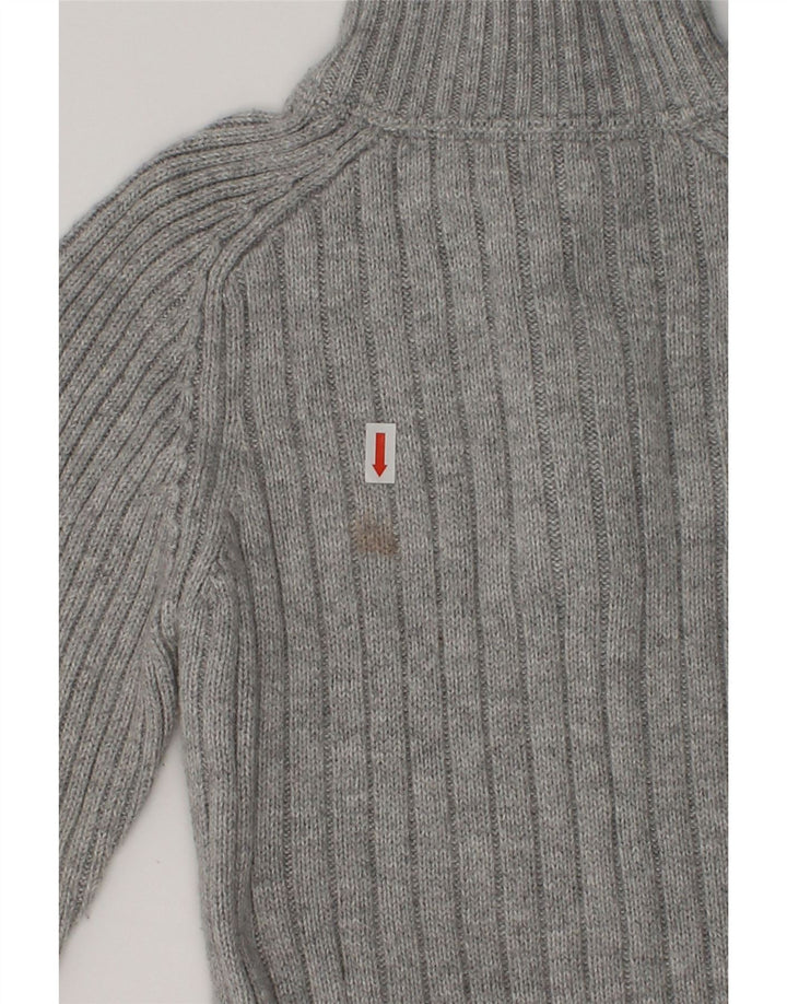 TIMBERLAND Boys Button Neck Jumper Sweater 3-4 Years Grey Cotton | Vintage Timberland | Thrift | Second-Hand Timberland | Used Clothing | Messina Hembry 