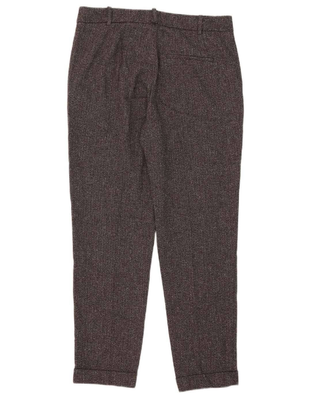 Zara Womens Slim Suit Trousers Medium W28 L27 Brown Flecked