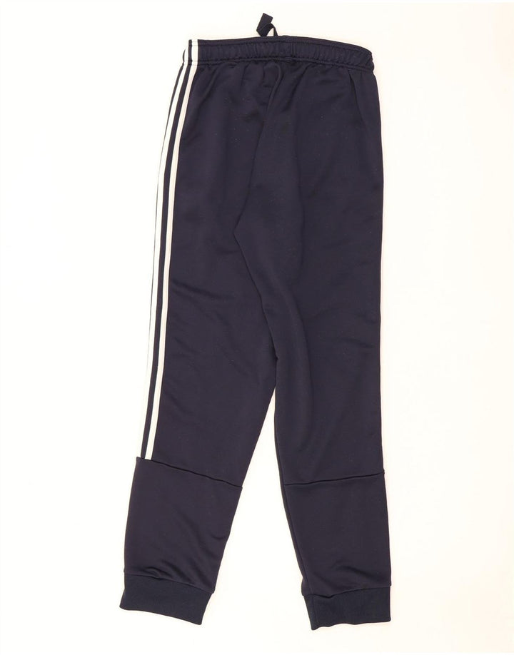 Pantaloni da tuta da uomo Adidas Joggers piccoli in poliestere blu navy