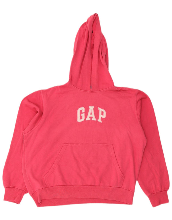 Gap Grafisk hættetrøje til kvinder UK 16 Large Pink Bomuld