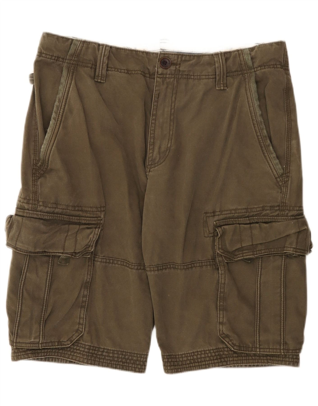 Pantaloncini cargo da uomo Fat Face W34 Large in cotone kaki