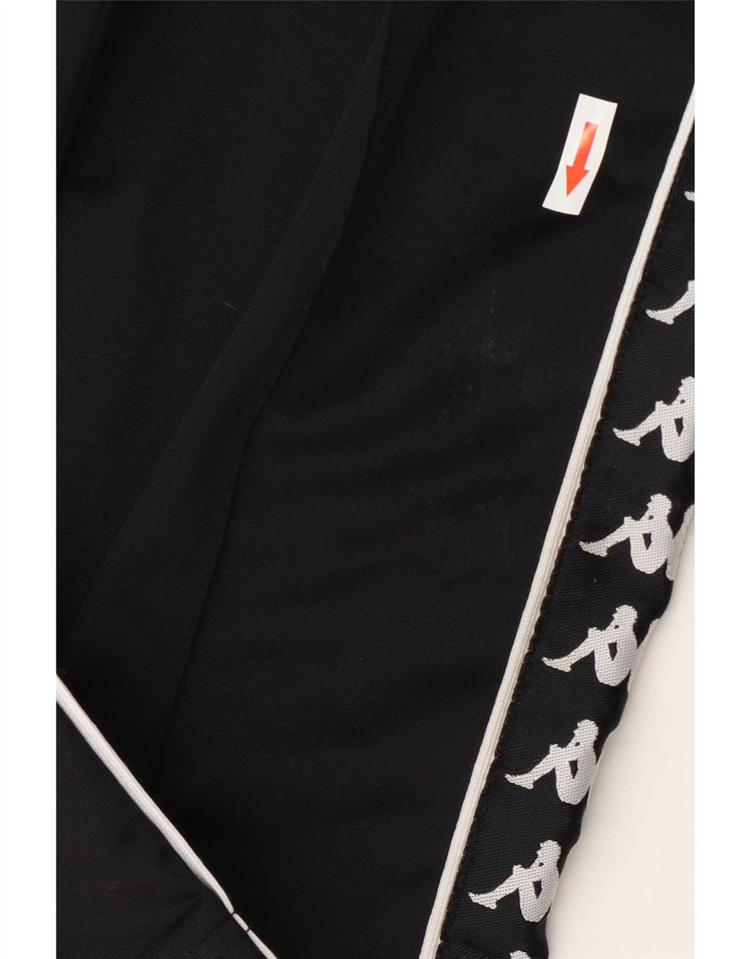 Kappa Pantalon de Survêtement Graphique Garçon 7-8 ans Noir Polyester
