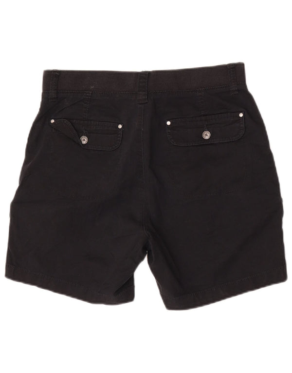 Pantaloncini cargo Lee da donna a vita media con vestibilità rilassata US 6 medi W30 cotone nero