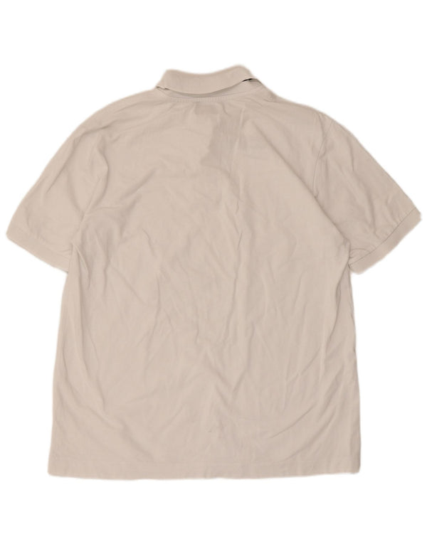 Kappa Mens Polo Shirt XL White Cotton