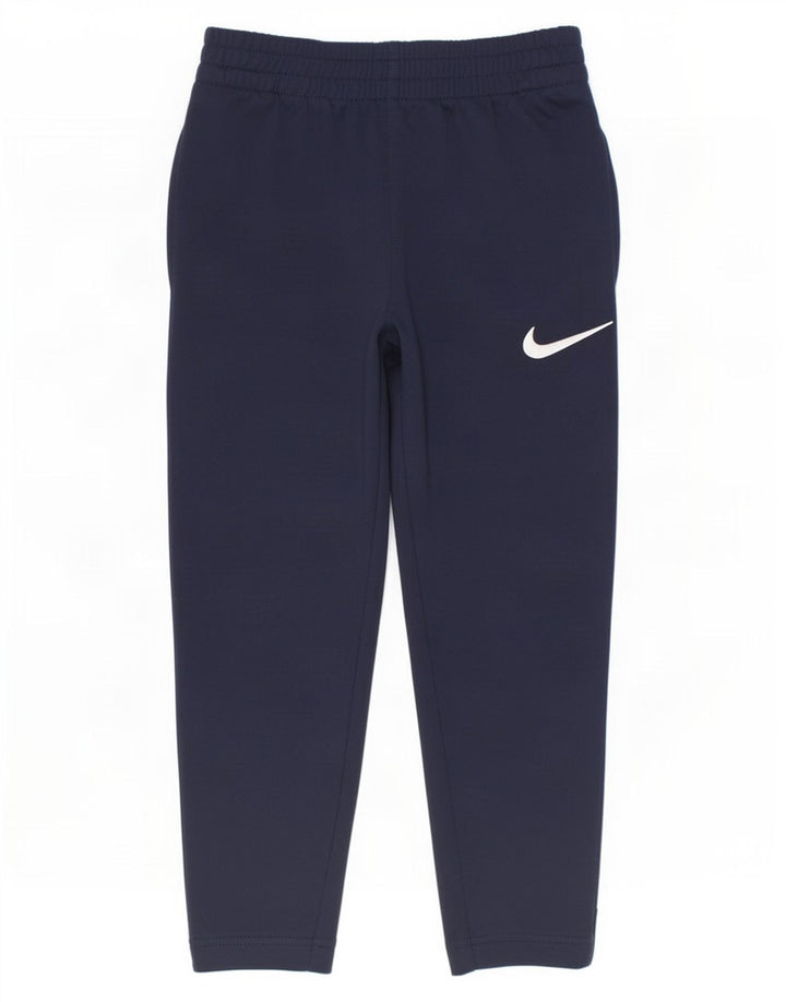 Nike Pantalon de survêtement pour garçon 4-5 ans Small Bleu marine Colourblock