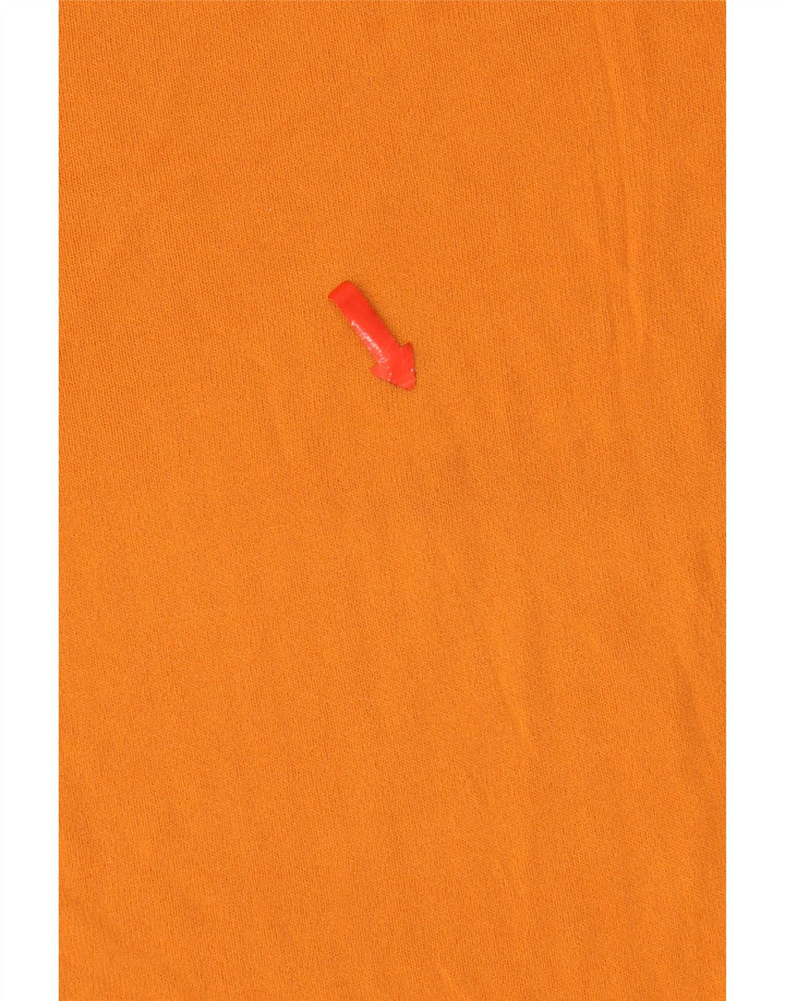 Zara Womens T-Shirt Top UK 12 Medium Orange
