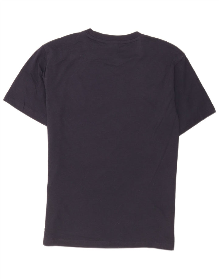 Champion Mens T-Shirt Top Small Navy Blue Cotton