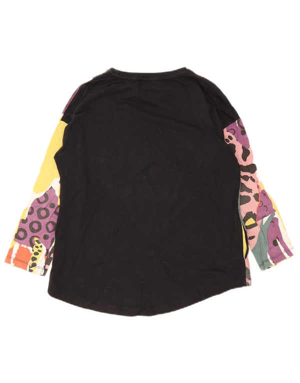 Desigual Girls Graphic Top Long Sleeve 11-12 Years Multicoloured