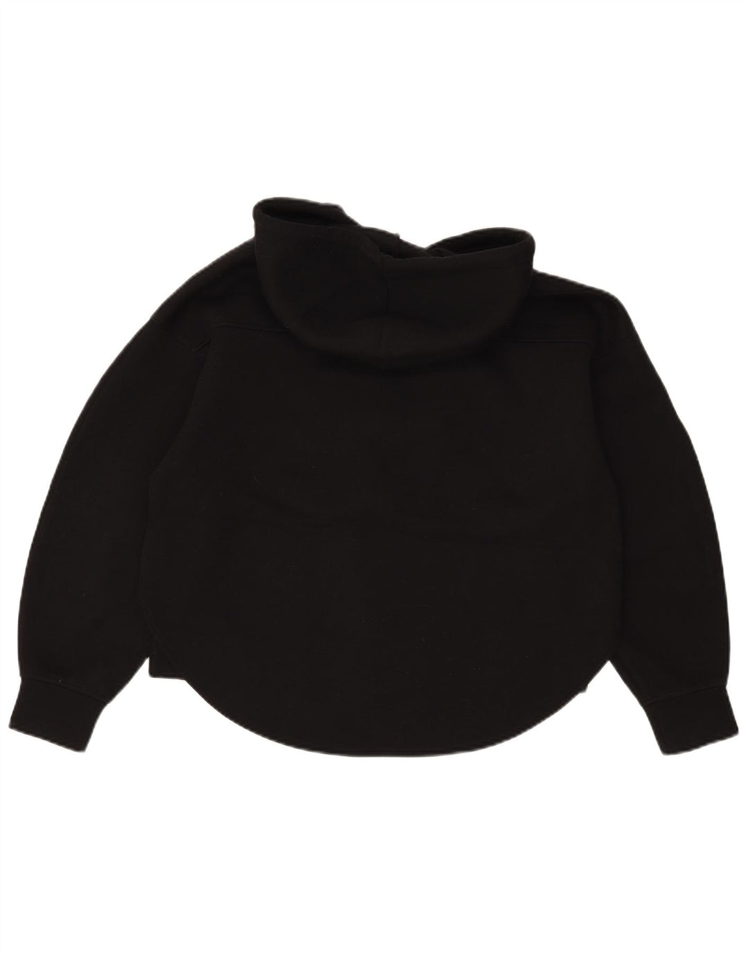 Zara Dame Oversized Hættetrøje Sweater UK 10 Lille sort polyester
