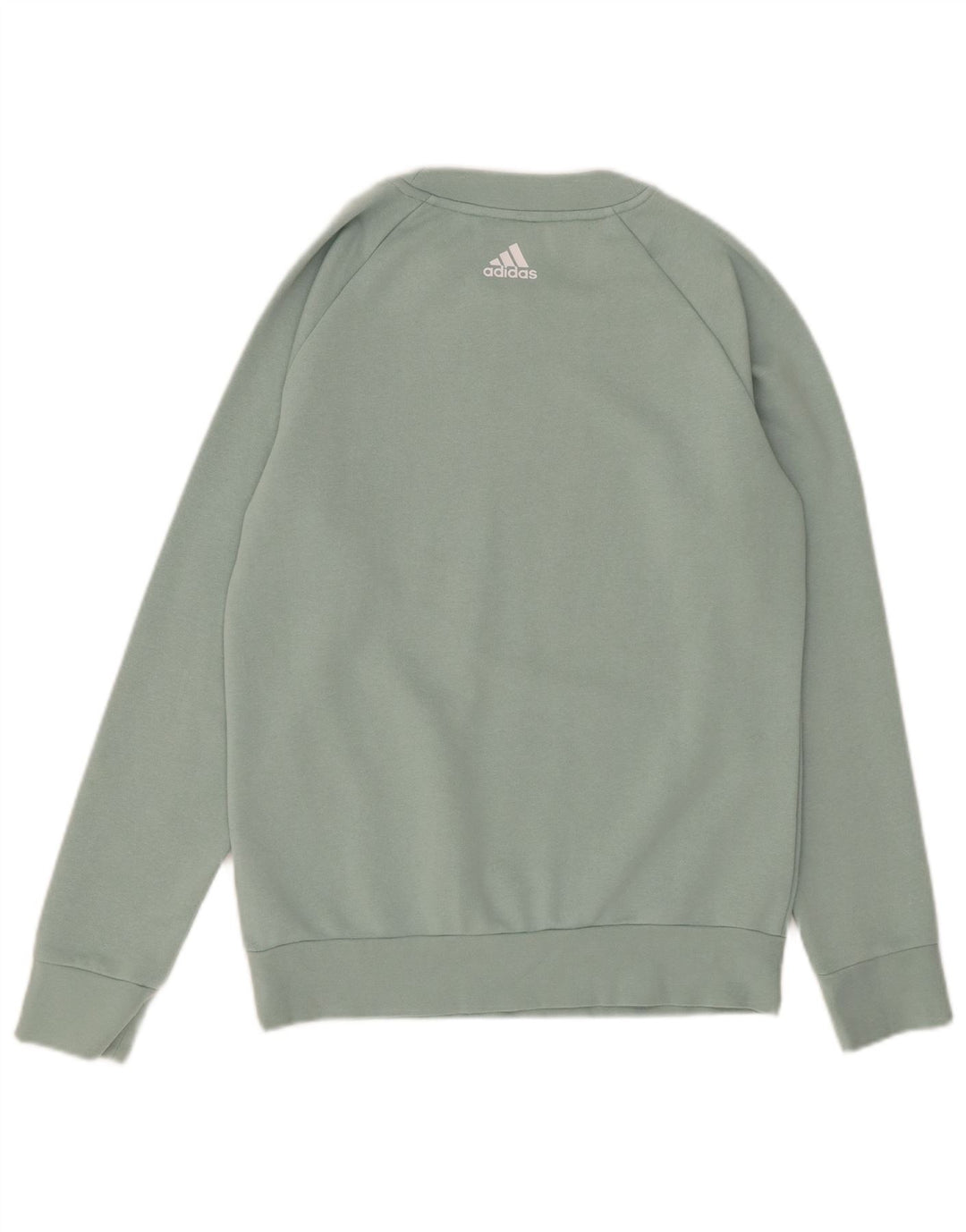 Adidas Damen Graphic Sweatshirt Pullover UK 14 Mittelgrün