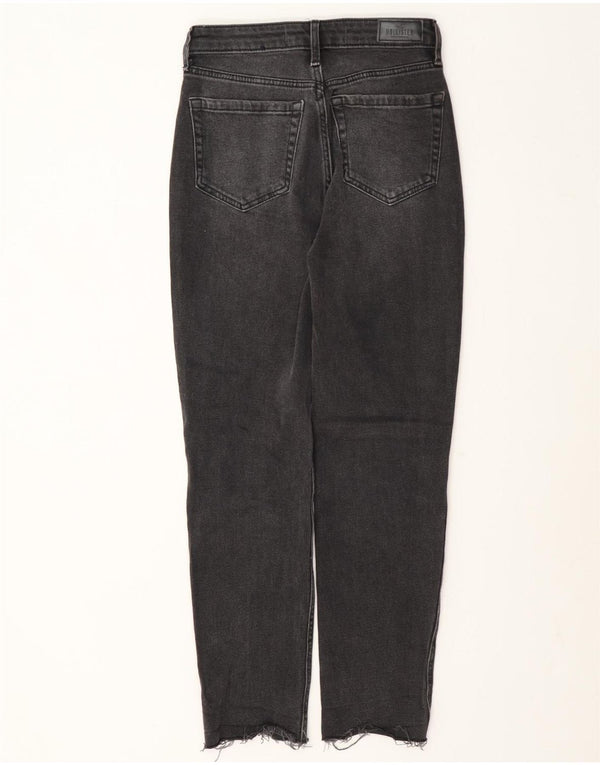 Jeans Hollister Mom a vita alta affusolati da donna W23 L27 cotone grigio