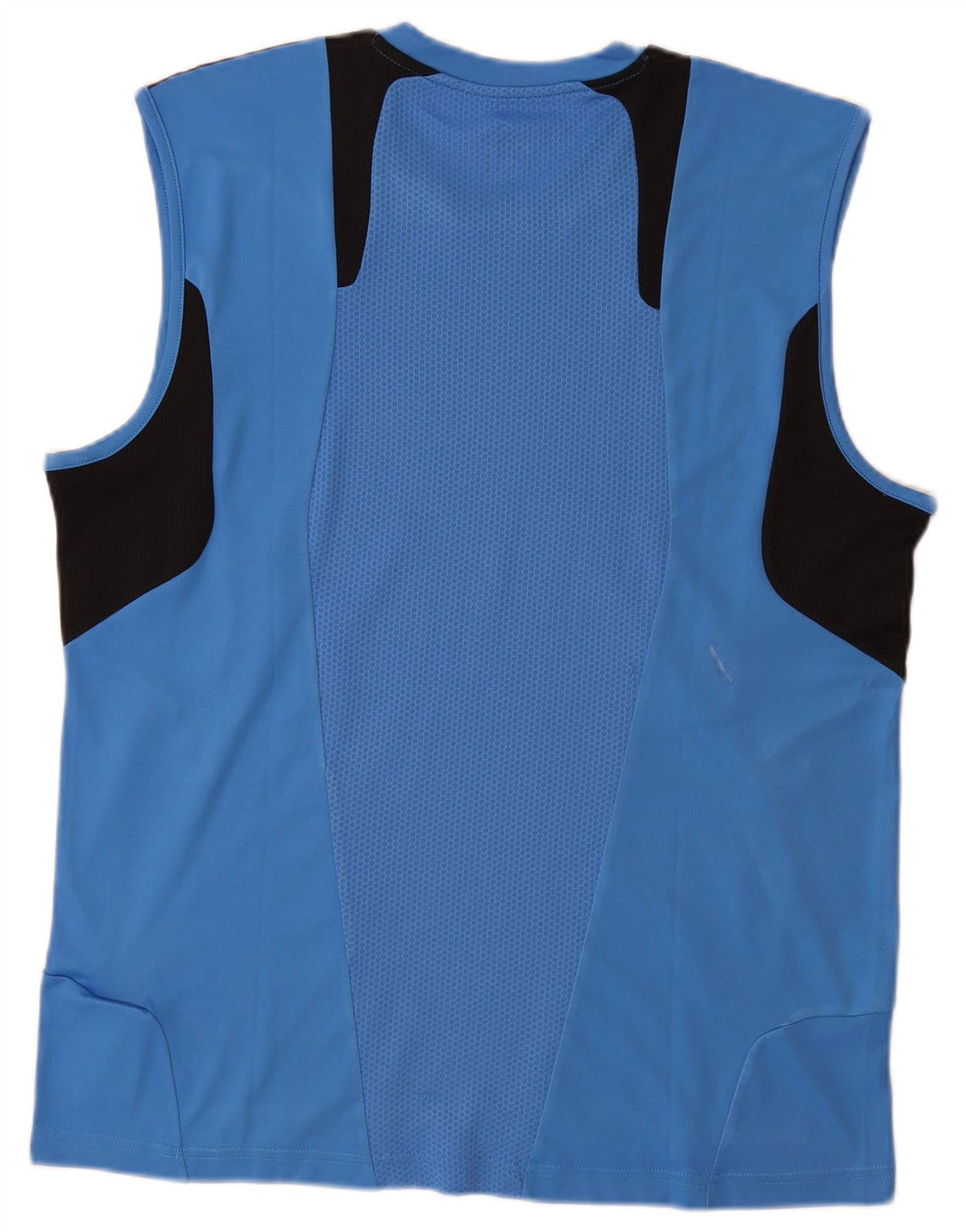 Canotta Adidas Climacool da uomo, grande, in poliestere color block blu