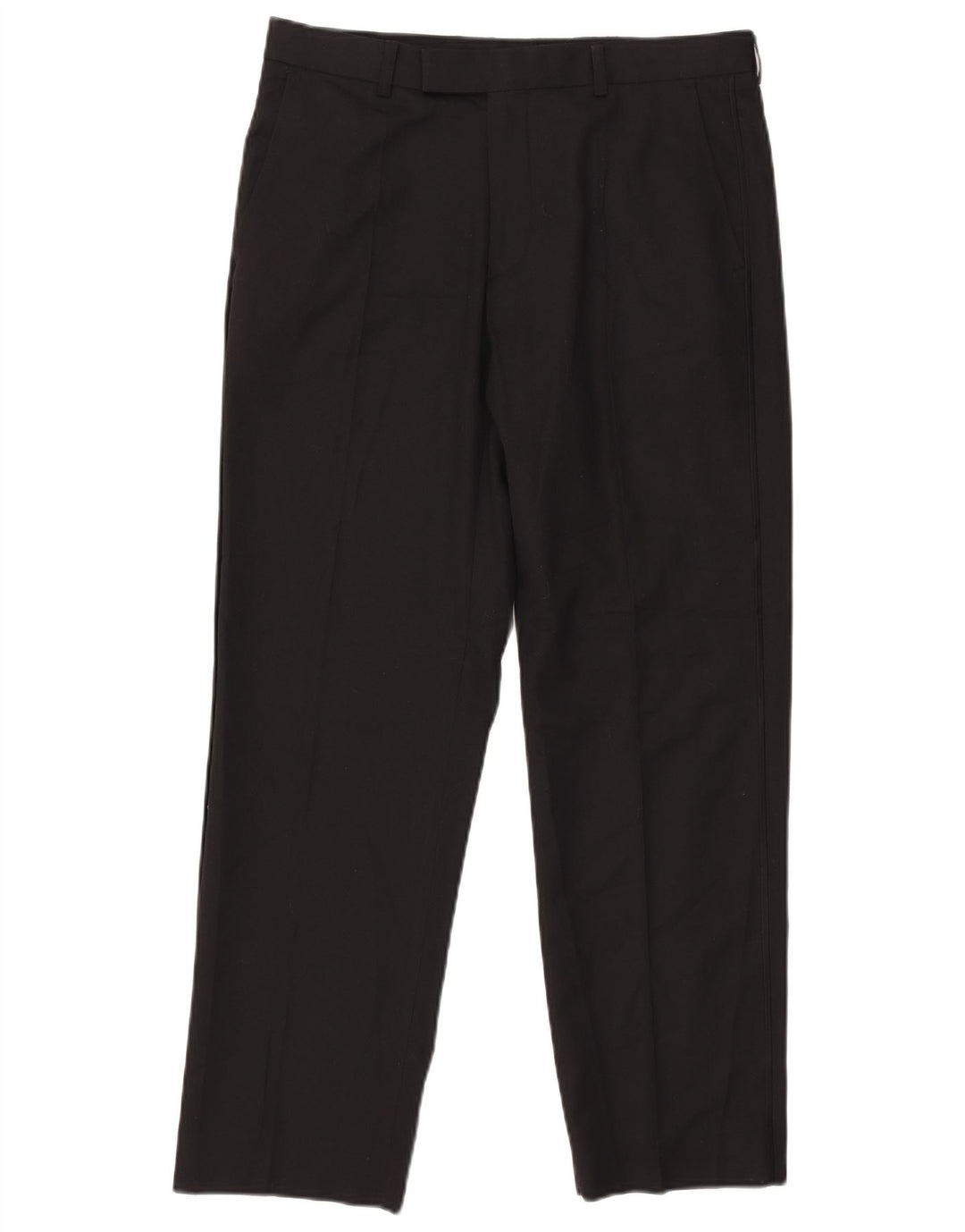 Marks & Spencer Mens Autograph Straight Suit Trousers W32 L29 Black