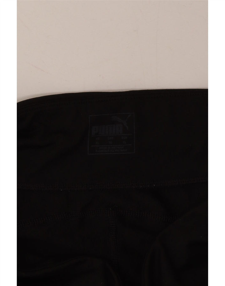 PUMA Womens Leggings UK 18 XL  Black Polyester