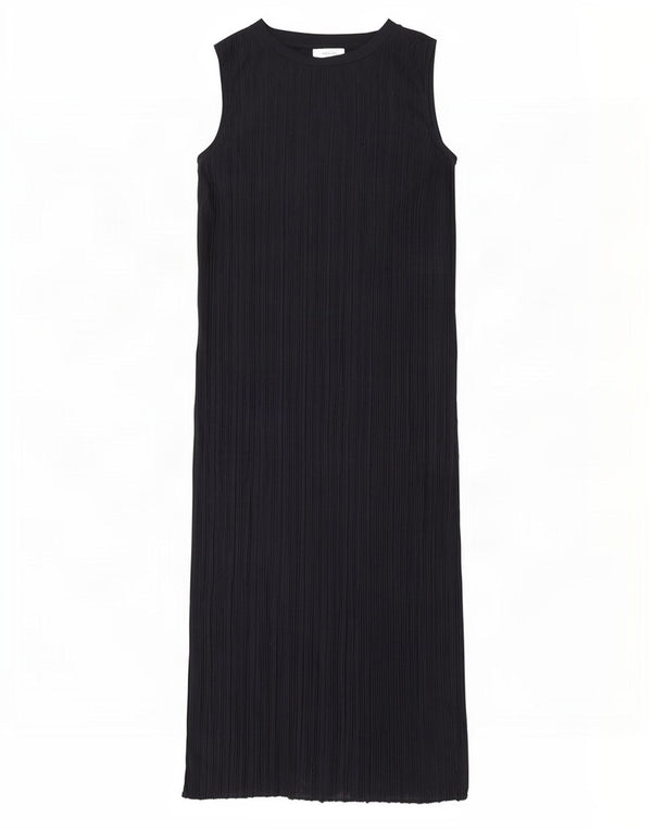 Abito lungo senza maniche da donna Marks & Spencer UK 12 medio blu navy