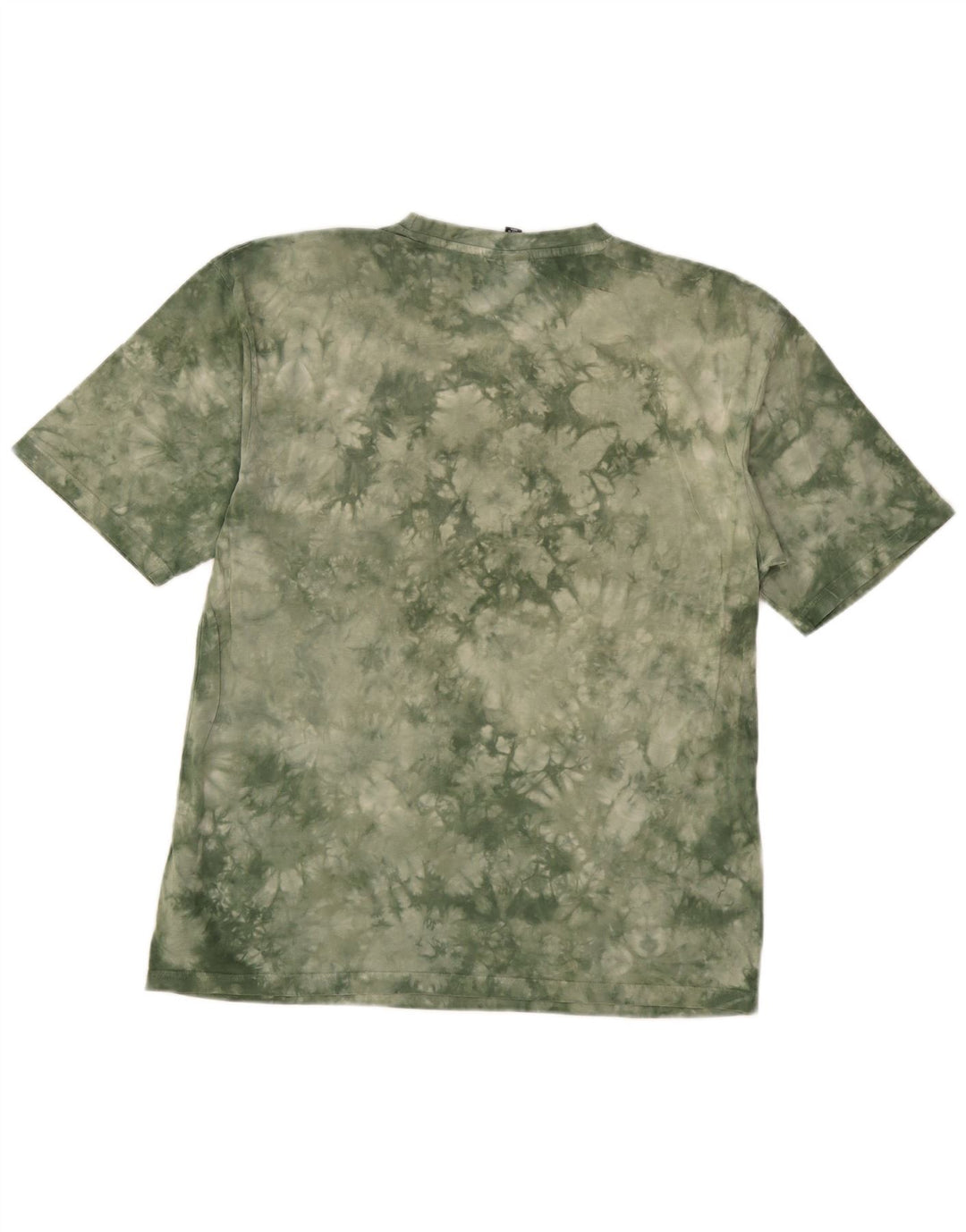 Ellesse Mens T-Shirt Top Small Khaki Tie Dye Cotton
