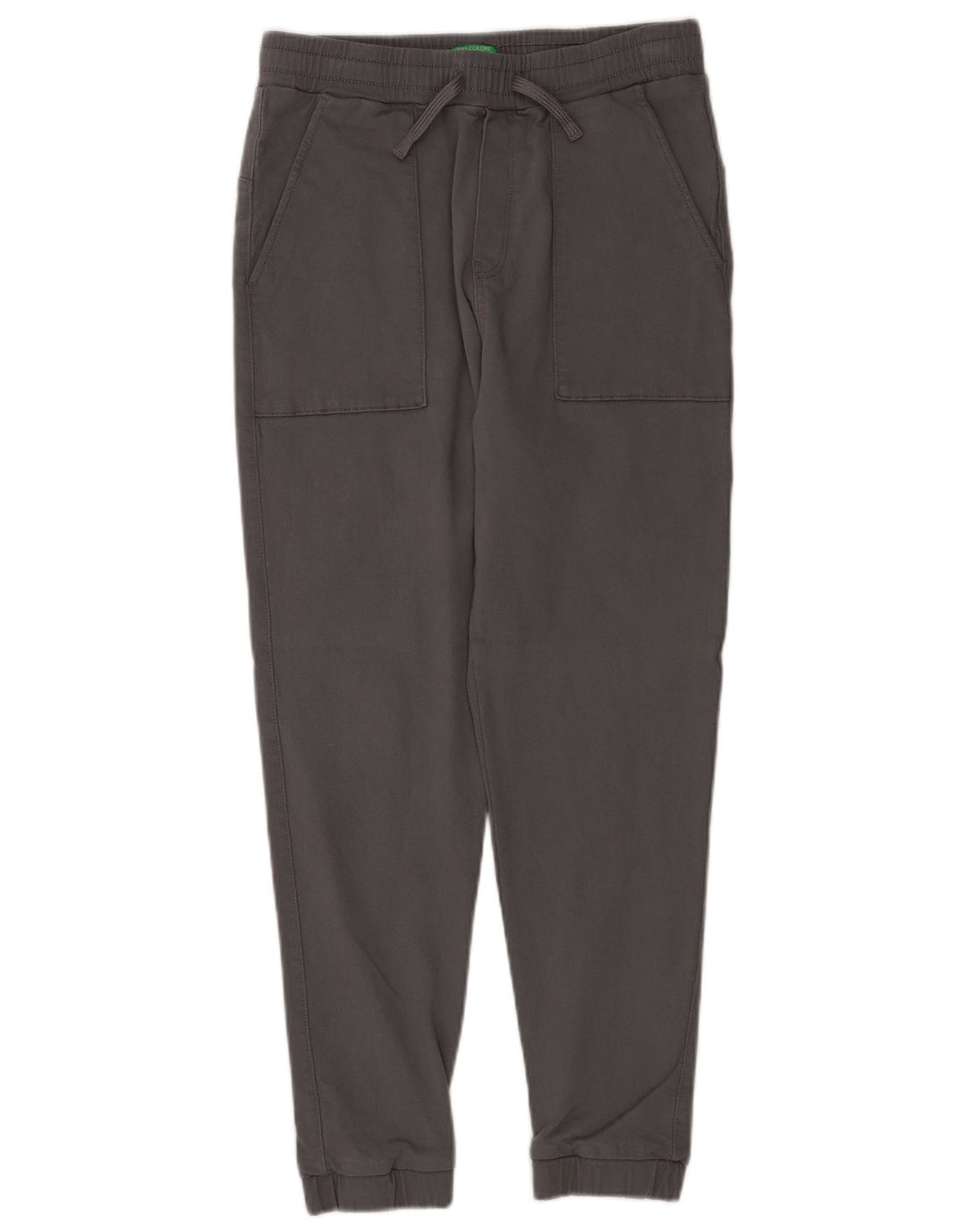 Benetton Womens Joggers Chino Trousers  W30 L26 Grey