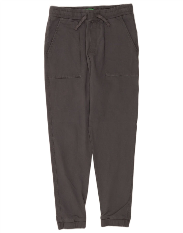 Benetton Womens Joggers Chino Trousers  W30 L26 Grey