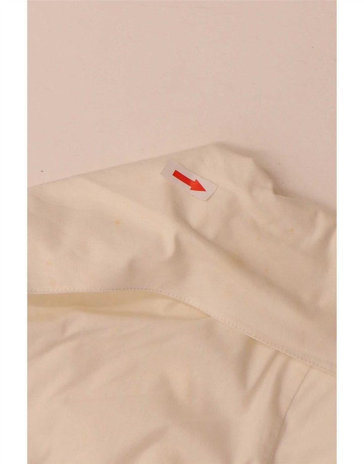 Intrend Womens Shirt Blouse UK 14 Medium  White Cotton