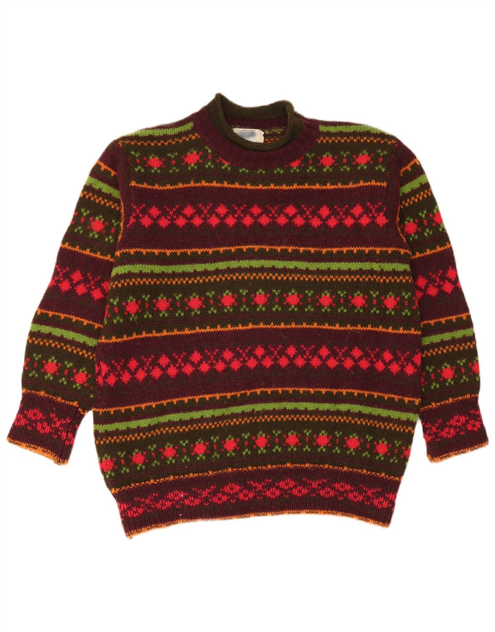 Benetton Herre Turtle Neck Jumper Sweater IT 48 Medium Flerfarvet