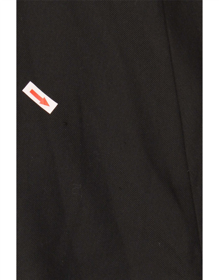 Ted Baker Womens Open Overcoat Size 4 Large Black Polyester