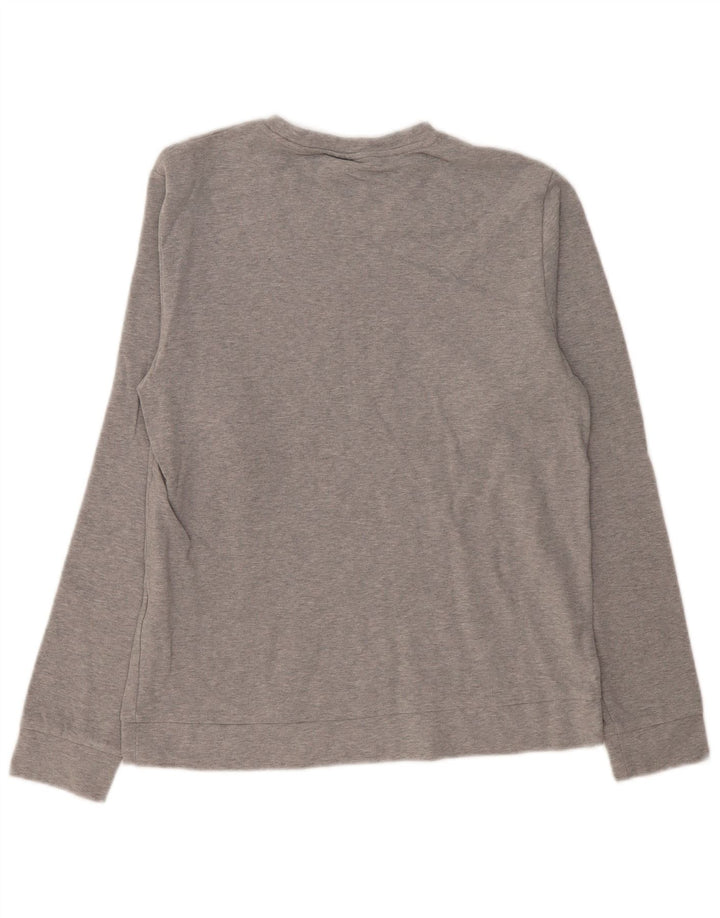 FILA Mens Sweatshirt Jumper Medium Grey Flecked Cotton