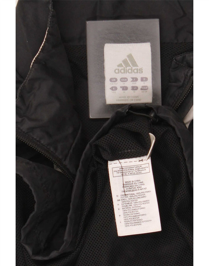 Adidas Męski sweter dresowy Top UK 40/42 Średni czarny blok kolorów
