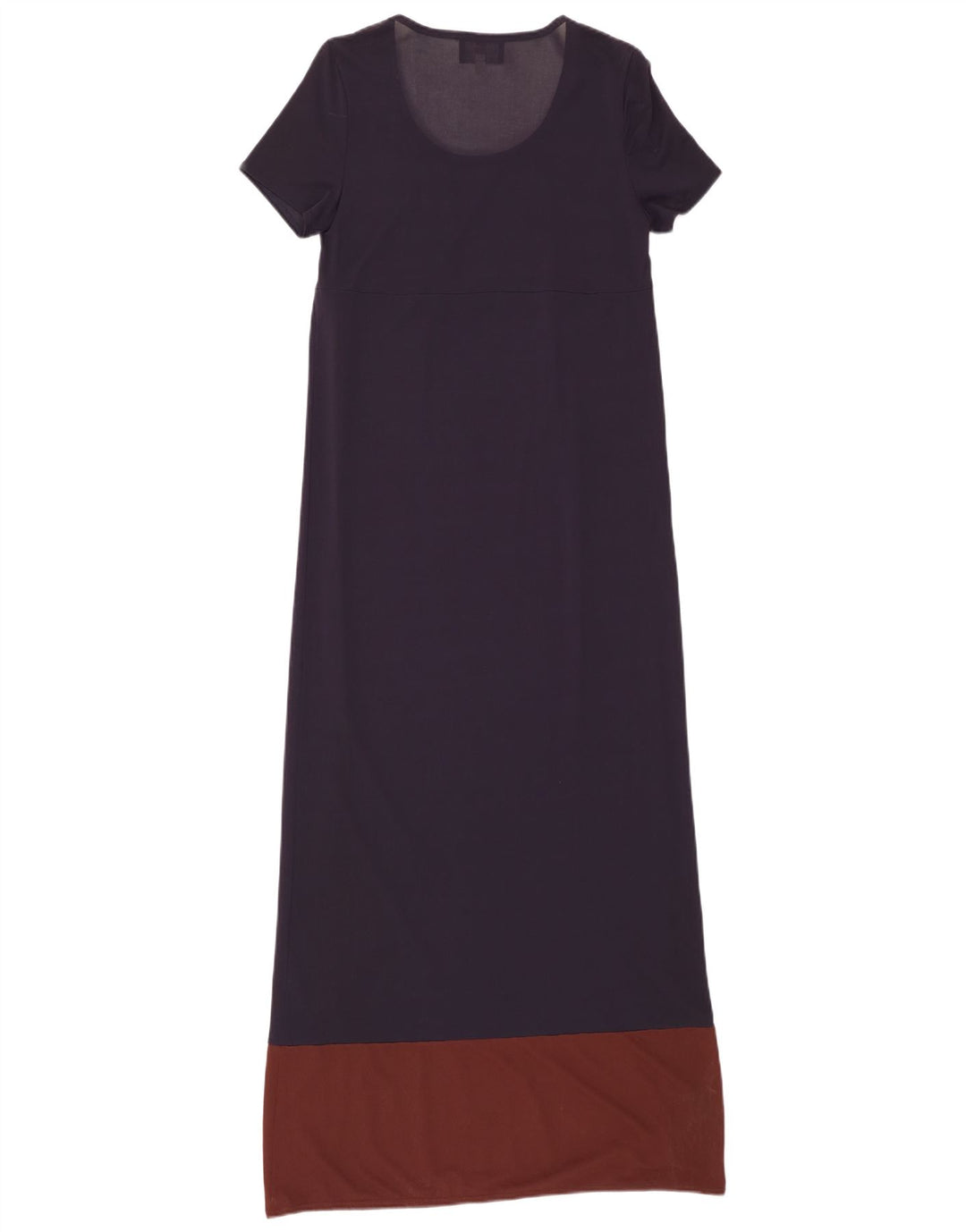 Les Copains Womens Blue Eagle Maxi Dress IT 42 Medium Navy Colourblock