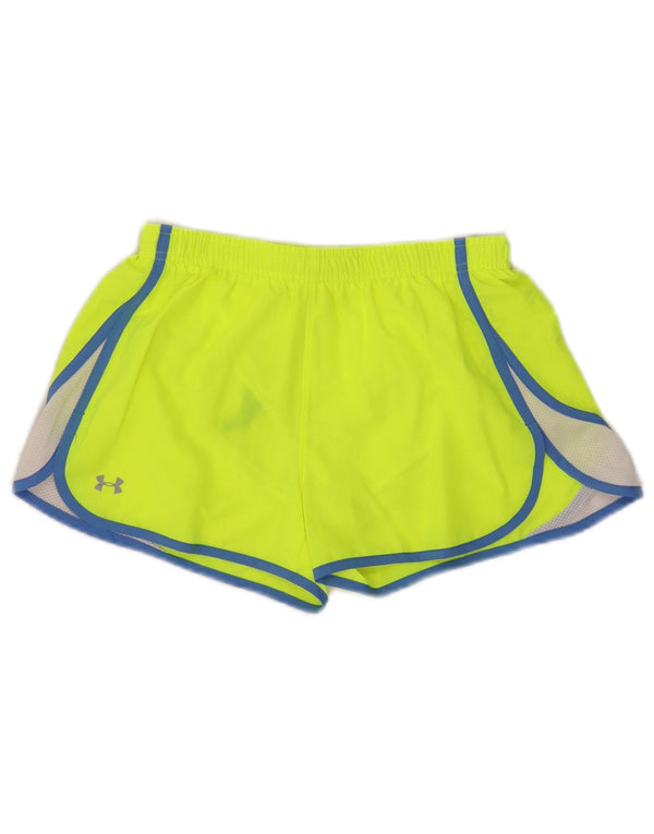 Under Armour Ženske sportske kratke hlače Heat Gear UK 10 Small Yellow Colourblock