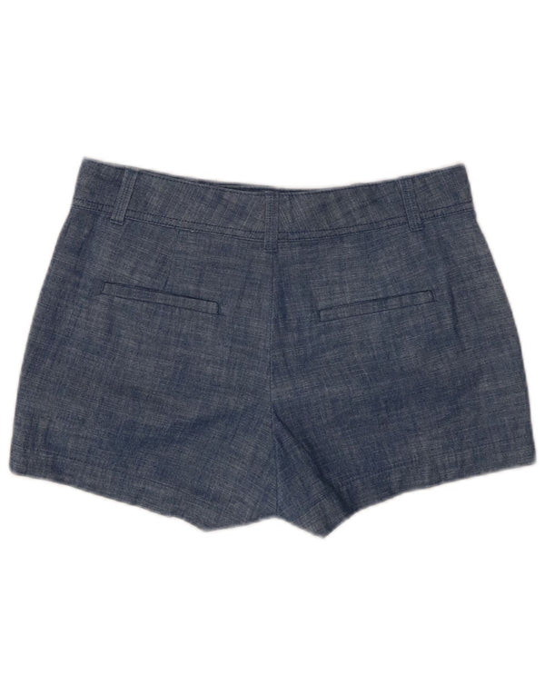 Gap Damen Curvy Hot Pants US 2 XS W28 Blaue Baumwolle