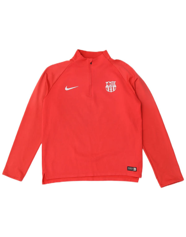 Nike Boys Barcelona Pullover træningsdragt Top 13-14 år XL Rød Colourblock