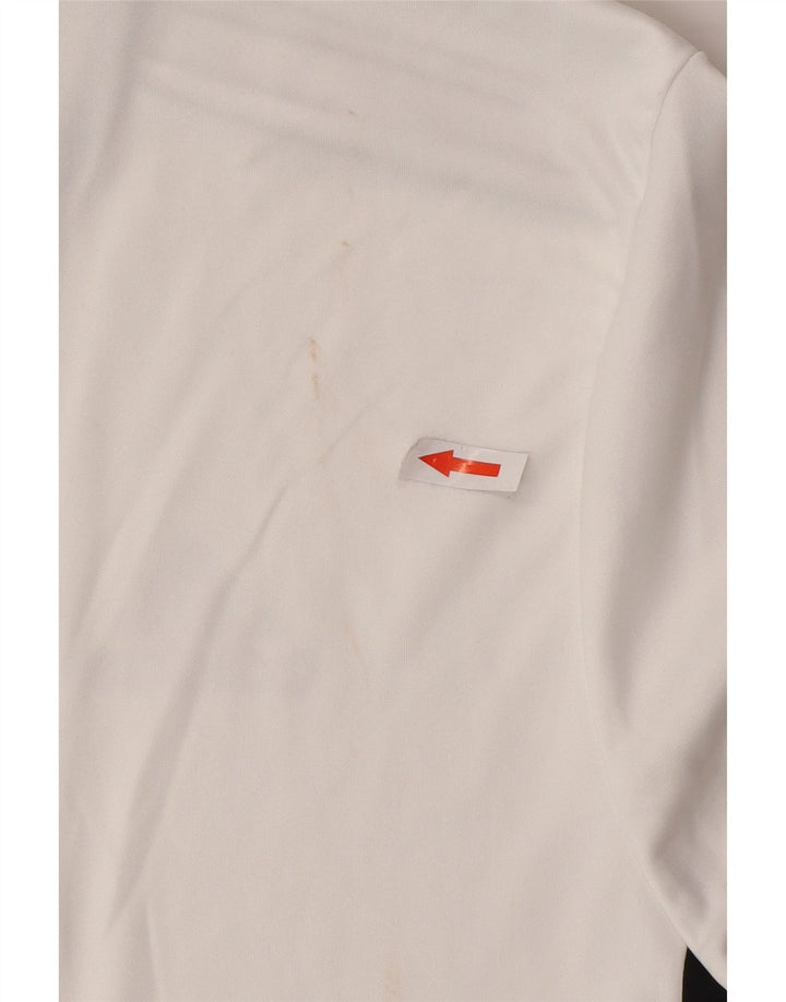 Adidas Mens Aeroready T-Shirt Top Medium White Colourblock Polyester