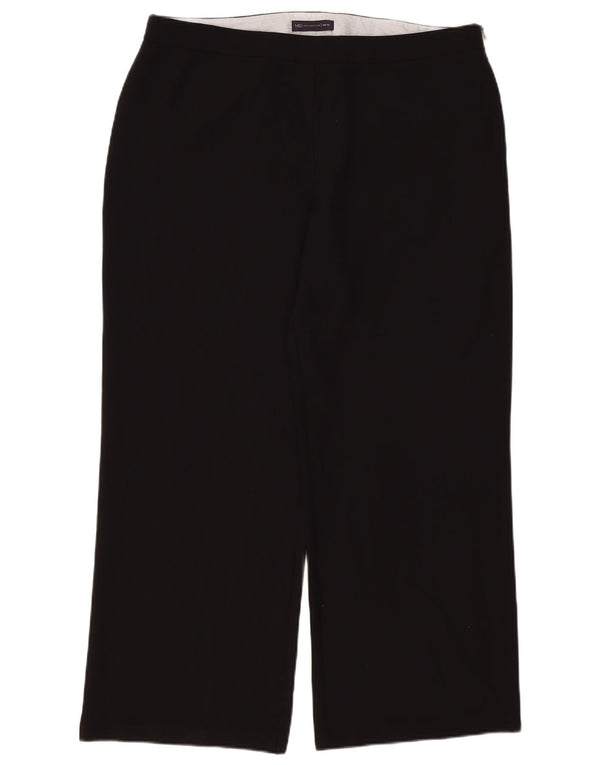 Marks & Spencer Pantalon de costume droit pour femme UK 18 XL W40 L30 Noir