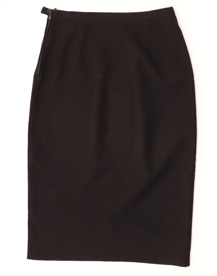 Benetton Damen Bleistiftrock W26 Small Schwarz