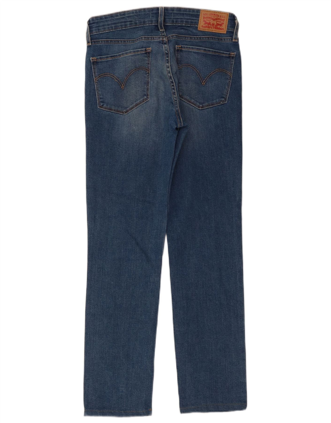Levi's Damen 712 Slim Jeans W26 L27 Blaue Baumwolle