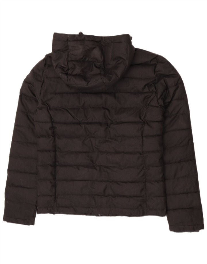 Superdry Veste matelassée à capuche pour hommes UK 38 Medium Noir Polyester