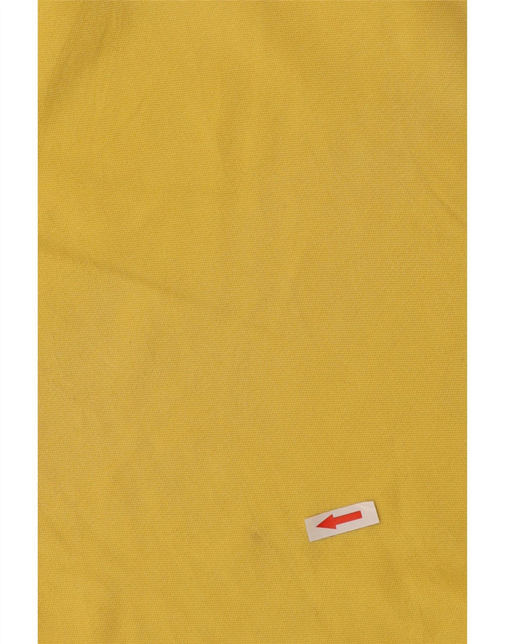 Timberland Mens Slim Fit Polo Shirt Medium Yellow Cotton