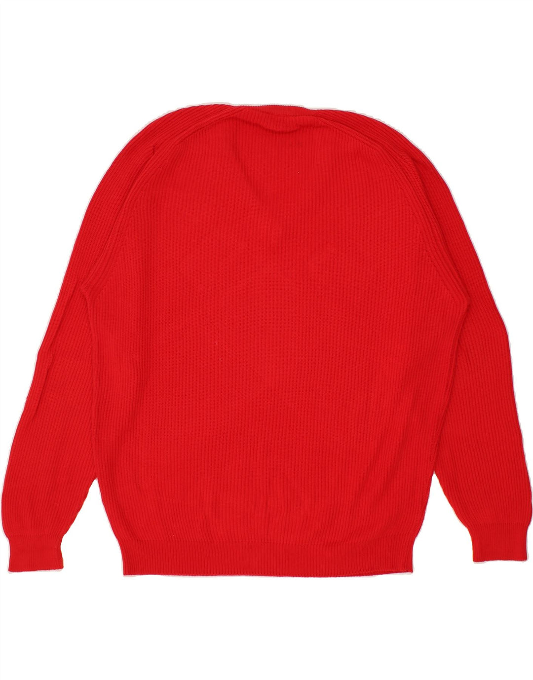 STEFANEL Mens V-Neck Jumper Sweater XL Red Vintage Stefanel and Second-Hand Stefanel from Messina Hembry 