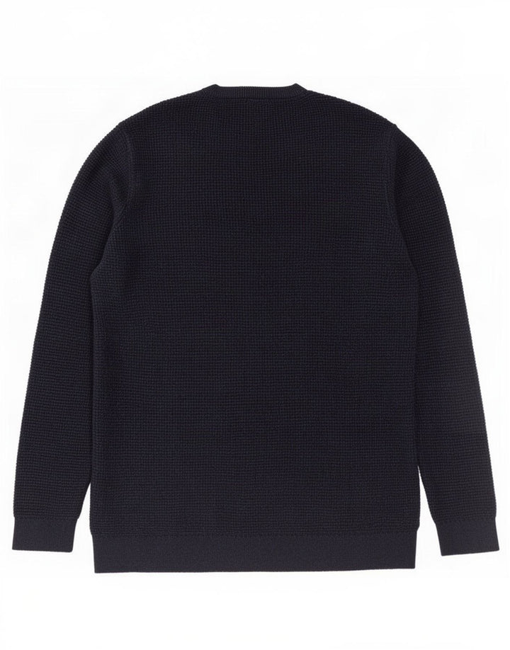Ανδρικό πουλόβερ Zara Crew Neck Jumper Medium Navy Blue