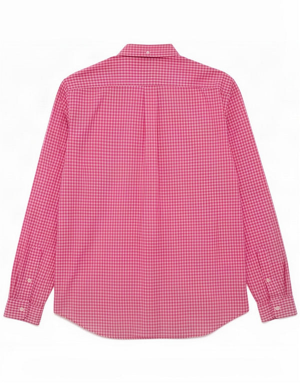 Polo Ralph Lauren Ανδρικό πουκάμισο Medium Pink Gingham Cotton
